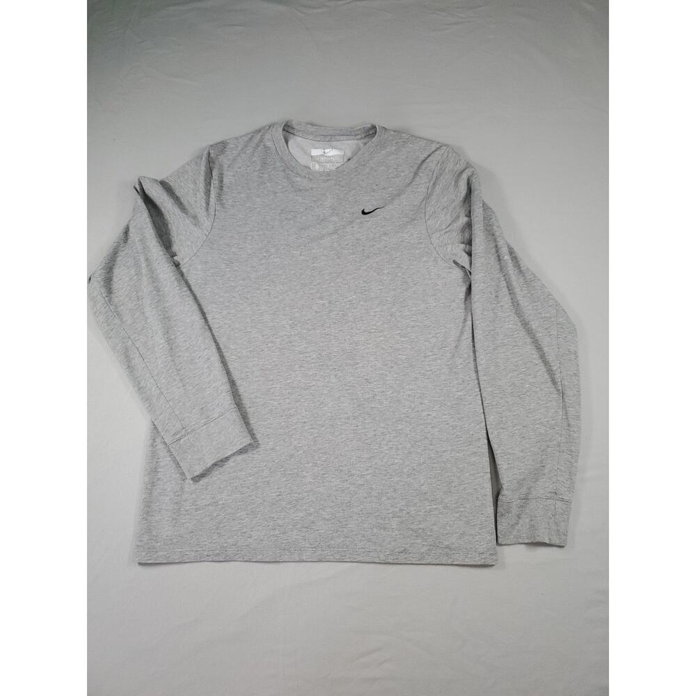 Nike Long Sleeve T-Shirt Men's Gray Size Small